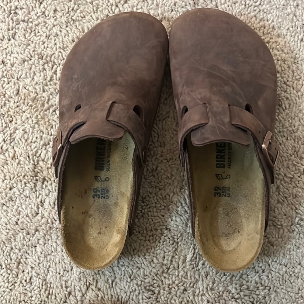 Birkenstock Boston Oiled Leather Habana
